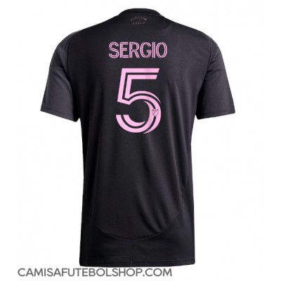 Camisa de time de futebol Inter Miami Sergio Busquets #5 Replicas 2º Equipamento 2025-26 Manga Curta Camisa de time de futebol Inter Miami Sergio Busquets #5 Replicas 2º Equipamento 2025-26 Manga Curta